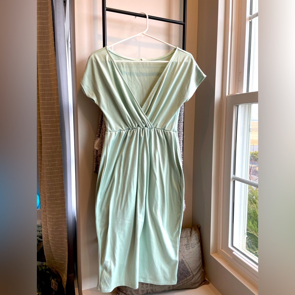 Mint Green Dress- Used once for wedding